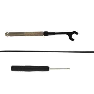 Adjustment Tool Kit: 7mm Wrench, Screwdriver, 2mm Key